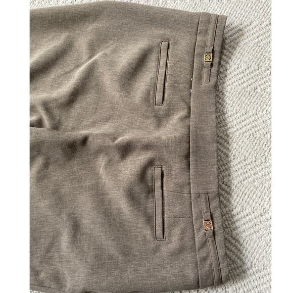 Anne Klein Women Size 10P Pants Slacks Brown Bootcut Trouser Style Retro Y2K - Picture 9 of 10